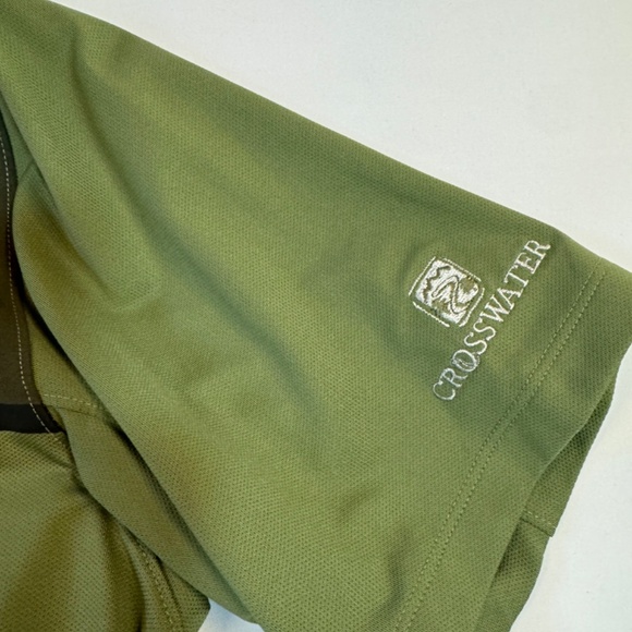 Nike Golf Crosswater Dri-Fit Polo Green Olive - Picture 2 of 4